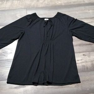 a glow maternity long sleeve shirt black Size XL Maternity